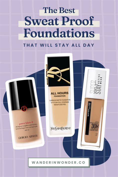 best waterproof sweat proof foundation
